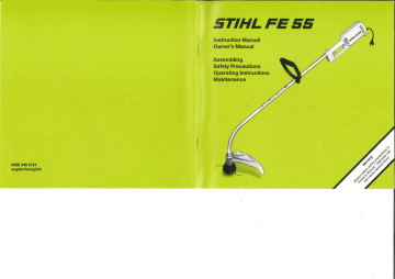 STIHL FE 55 Operating and Safety Instructions | Manualzz