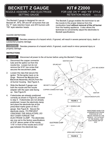 Beckett Gauges Instructions Manualzz