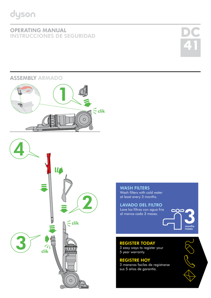 dyson dc41 assembly instructions