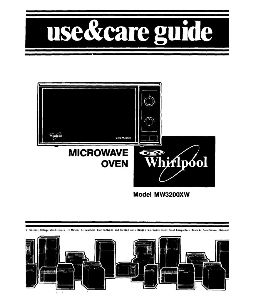 Whirlpool Microwave Repair Manual Manualzz