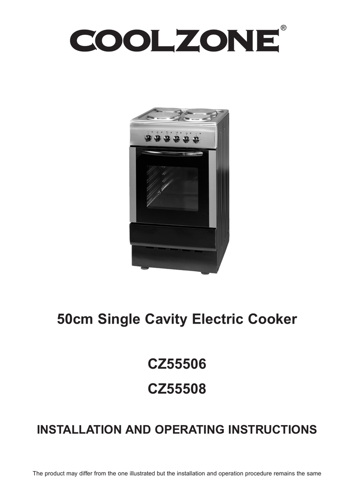 electric cooker 550mm width