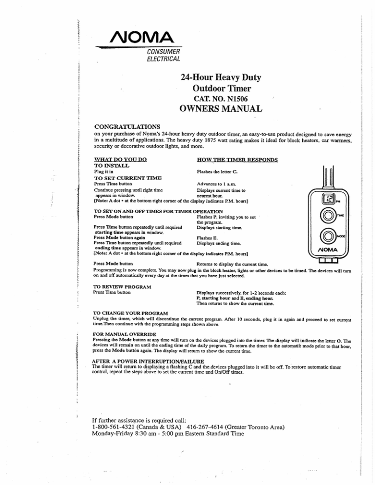 How To Set The Noma Outdoor Timer Outdoor Lighting Ideas