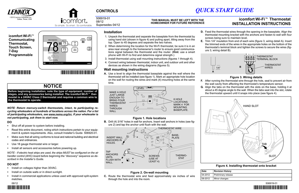 Lennox Furnace Wiring : Problem Connection C Wire Into Lennox Furnace