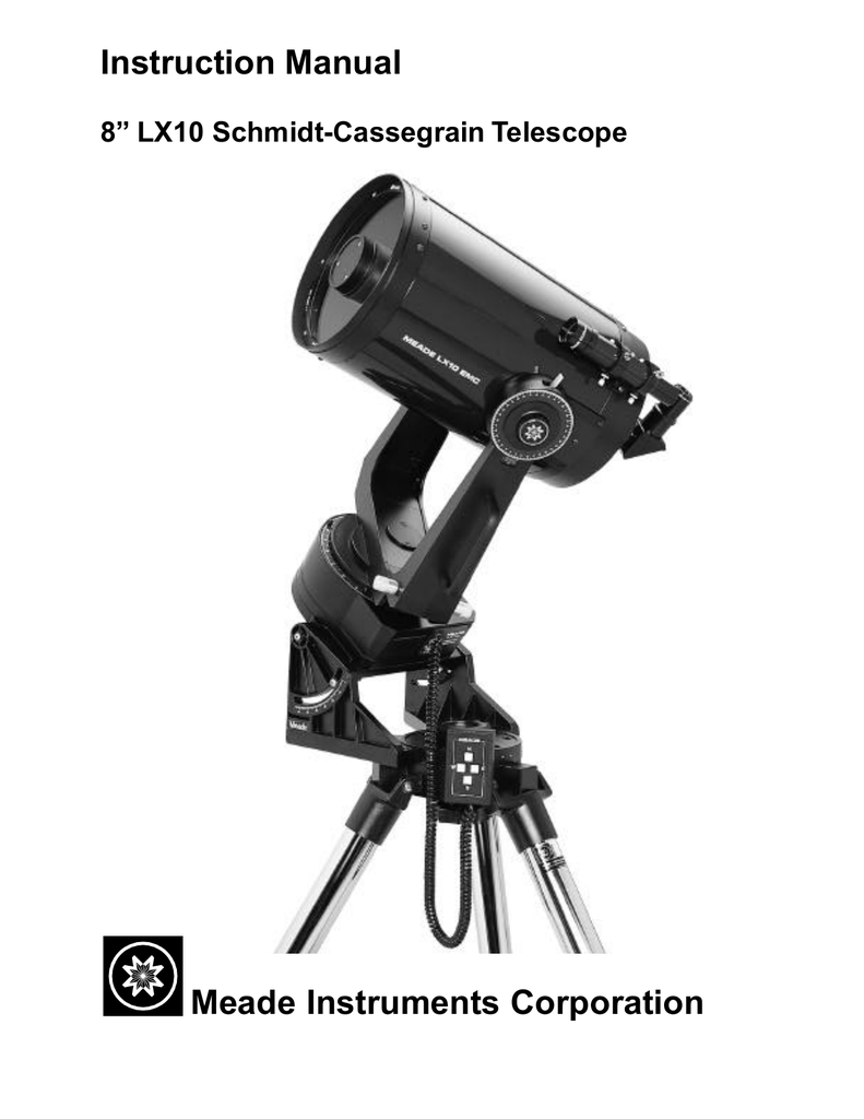 Meade LX10 Manual Manualzz