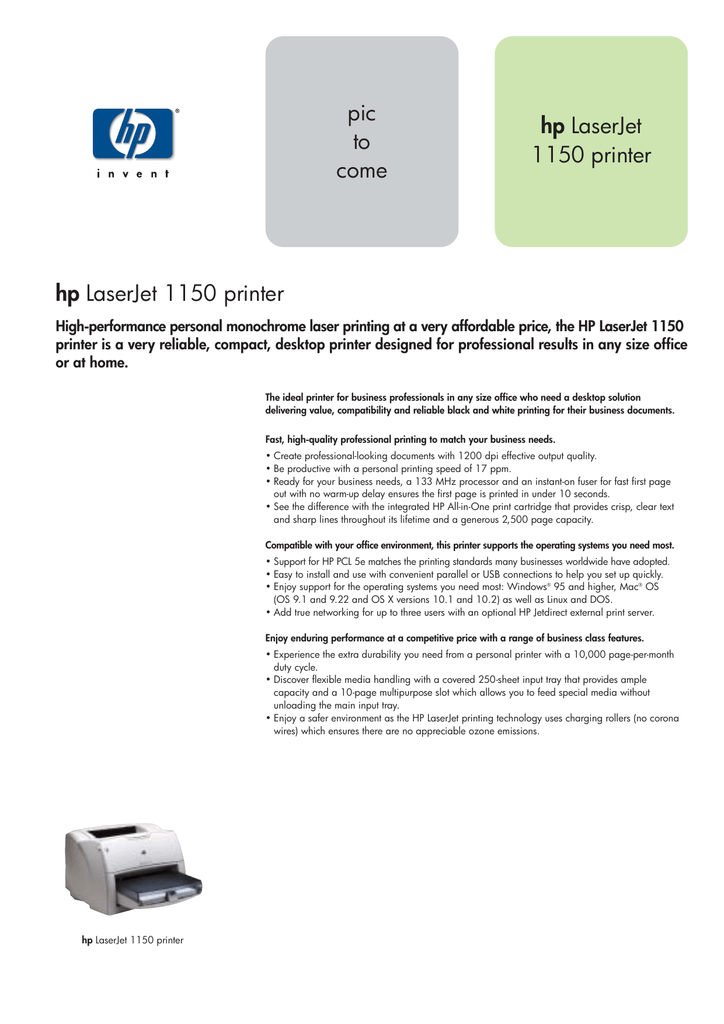 hp print drivers for mac