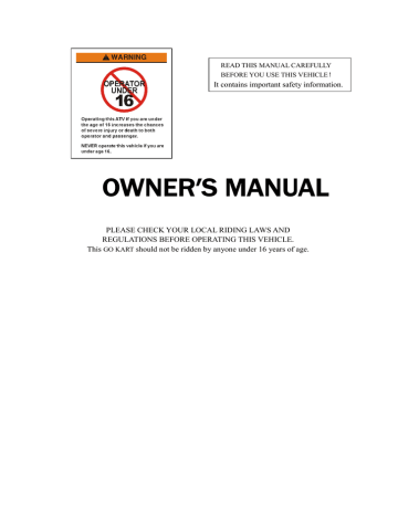 owner′s manual - dongfang motor inc | Manualzz