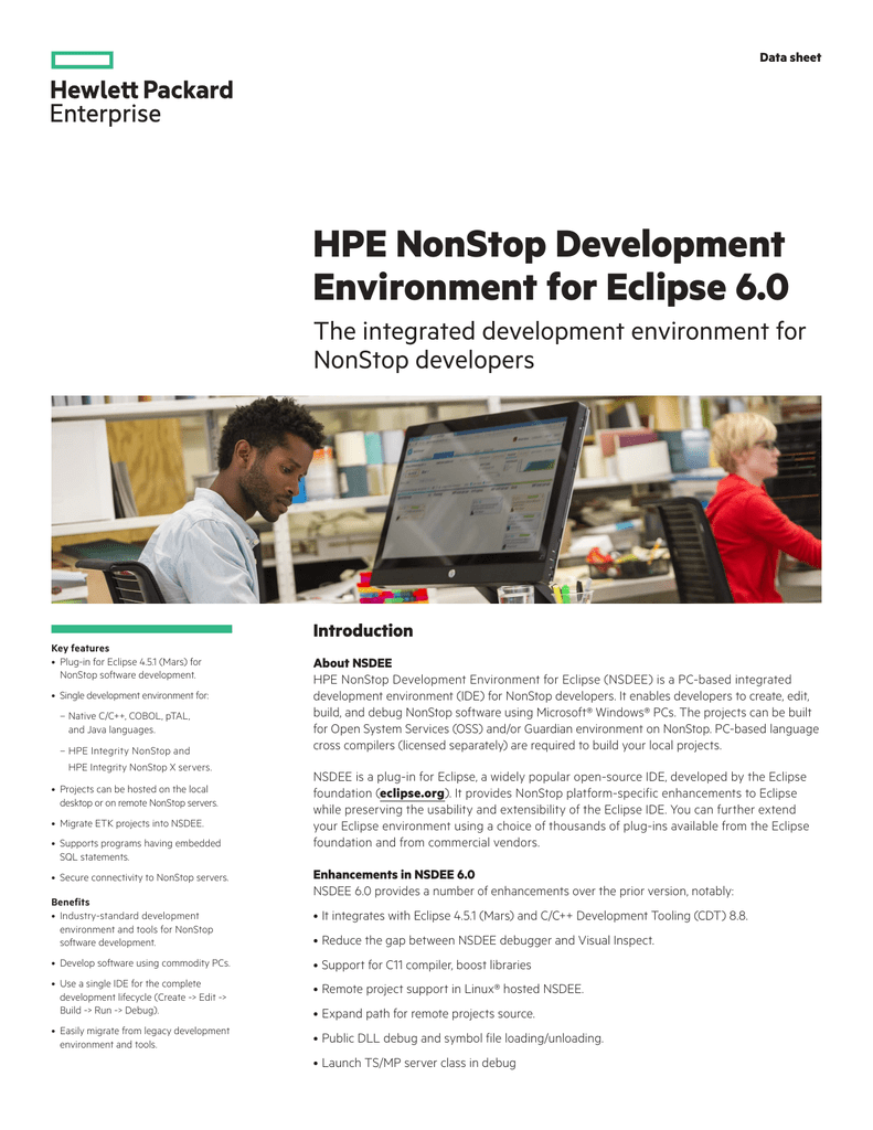 required 4 years of eclipse development environment
