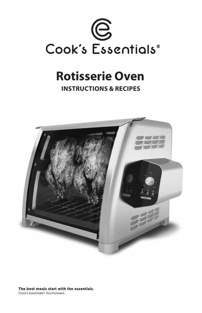 Rotisserie Oven Manualzz