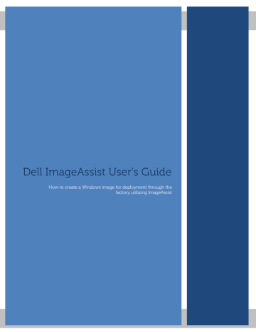 Dell ImageAssist User`s Guide | Manualzz