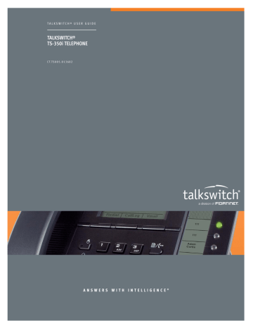 Talkswitch TS-350i User manual | Manualzz
