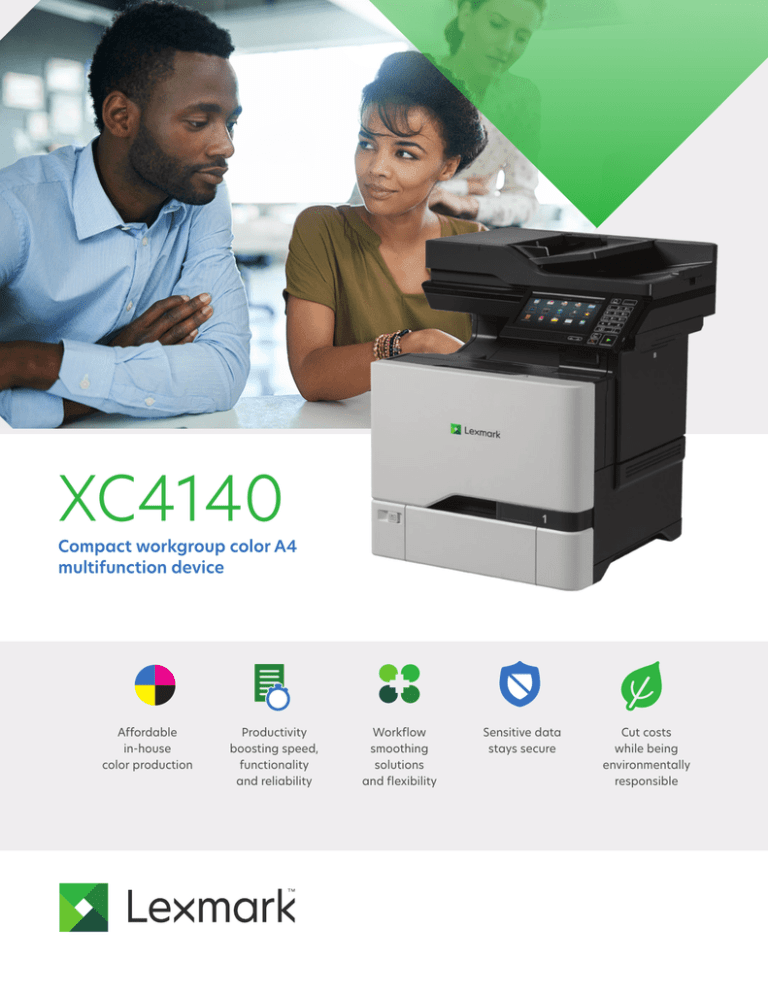 lexmark xc4140 black imaging unit