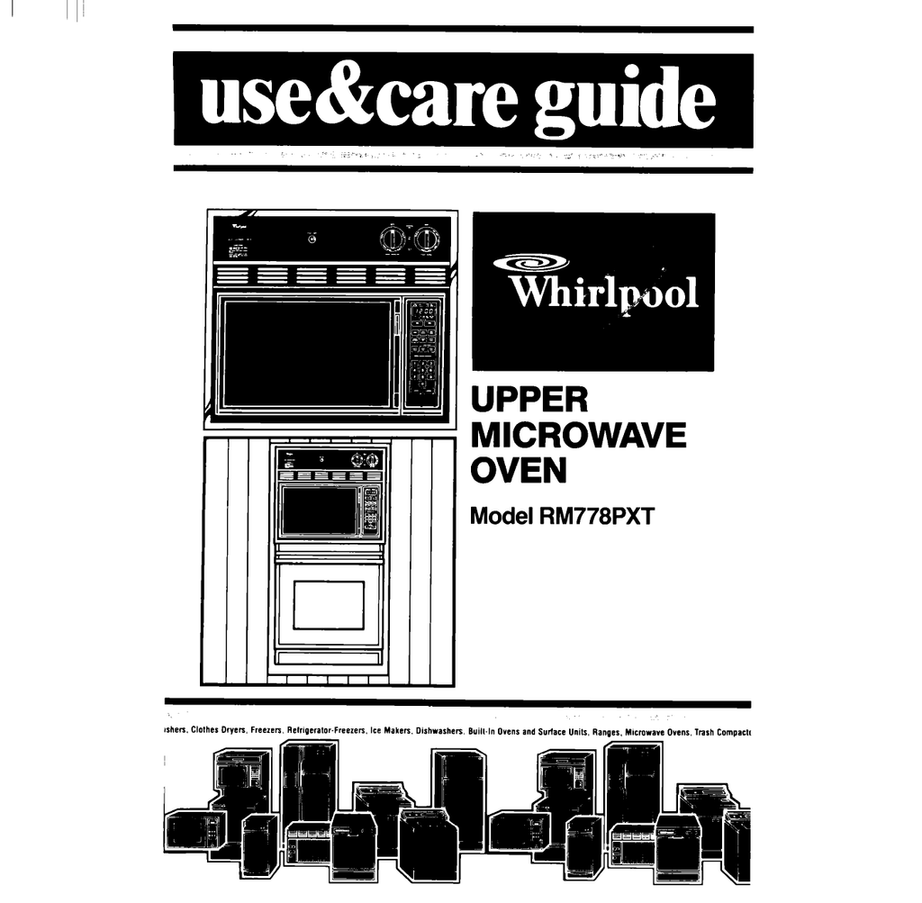 Whirlpool Oven/Microwave Combo Repair Manualzz