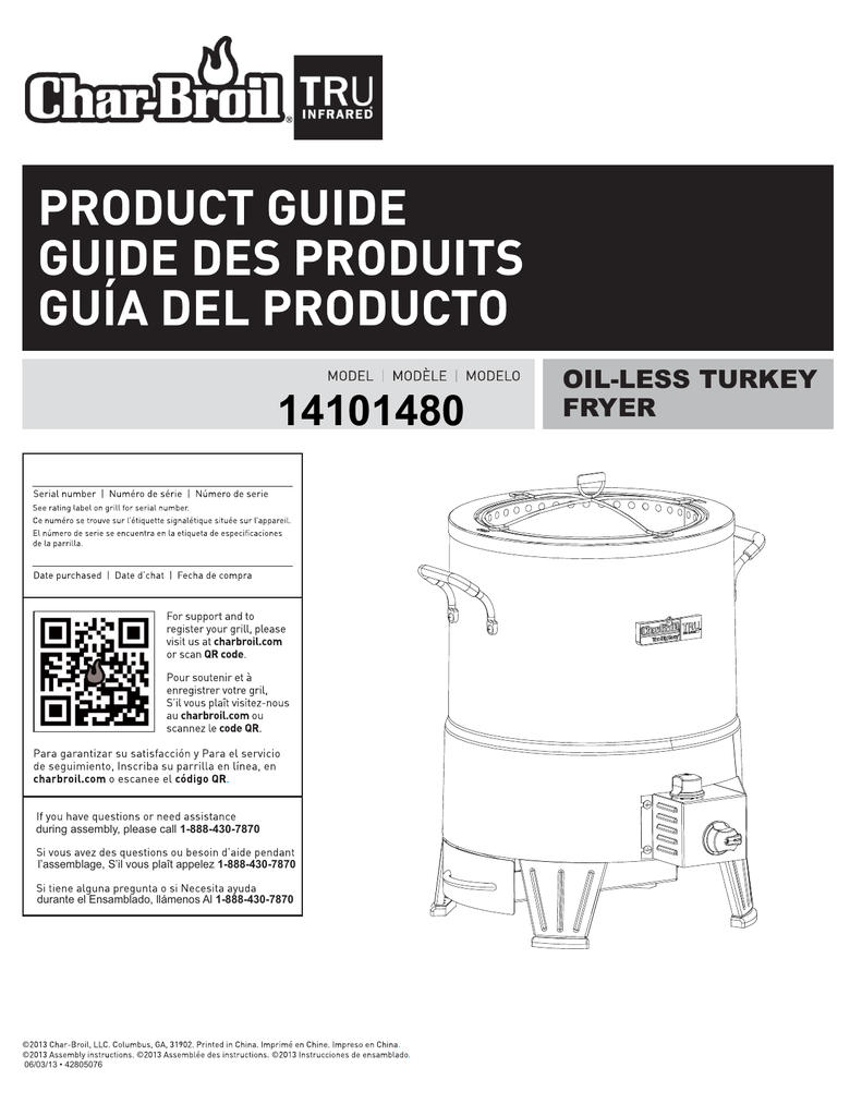 OILLESS TURKEY FRYER Manualzz