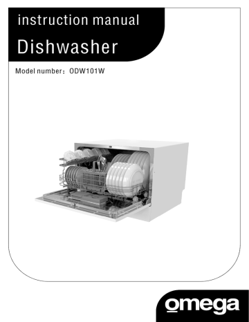 Omega ODW101W Dishwasher Instruction manual | Manualzz