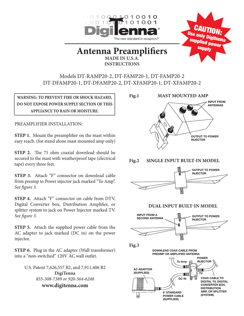 Antenna Preamplifiers Manualzz Com