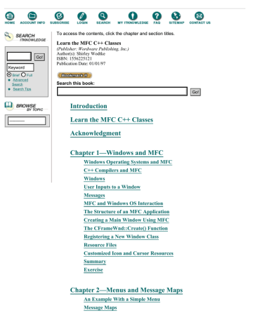 Learn The Mfc C Classes Manualzz
