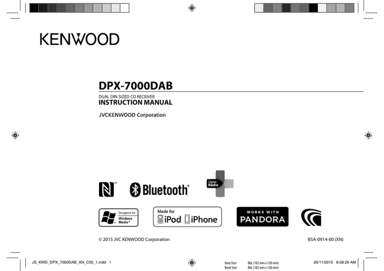 Kenwood Dpx 7000dab User Manual Manualzz