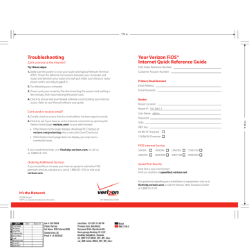 Verizon Fios By Address Troubleshooting Your Verizon Fios® Internet Quick Reference Guide | Manualzz