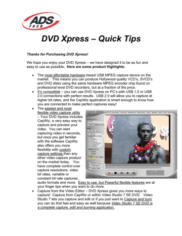 ads dvd xpress dx2 driver windows 7