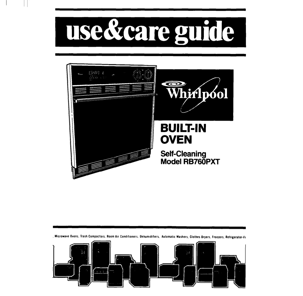 Whirlpool Range/Stove/Oven Repair Manual Manualzz