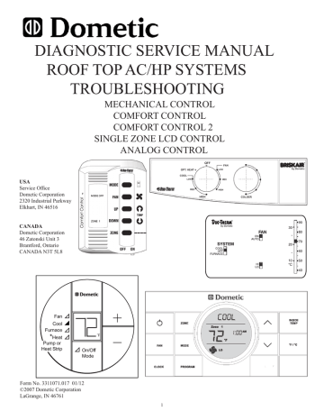 diagnostic service manual roof top ac/hp systems troubleshooting | Manualzz  Manualzz