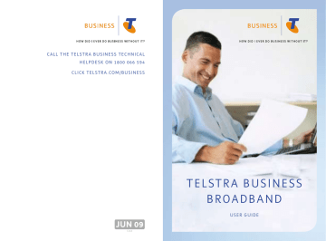 call the telstra Business technical helpdesk on 1800 066 594. | Manualzz