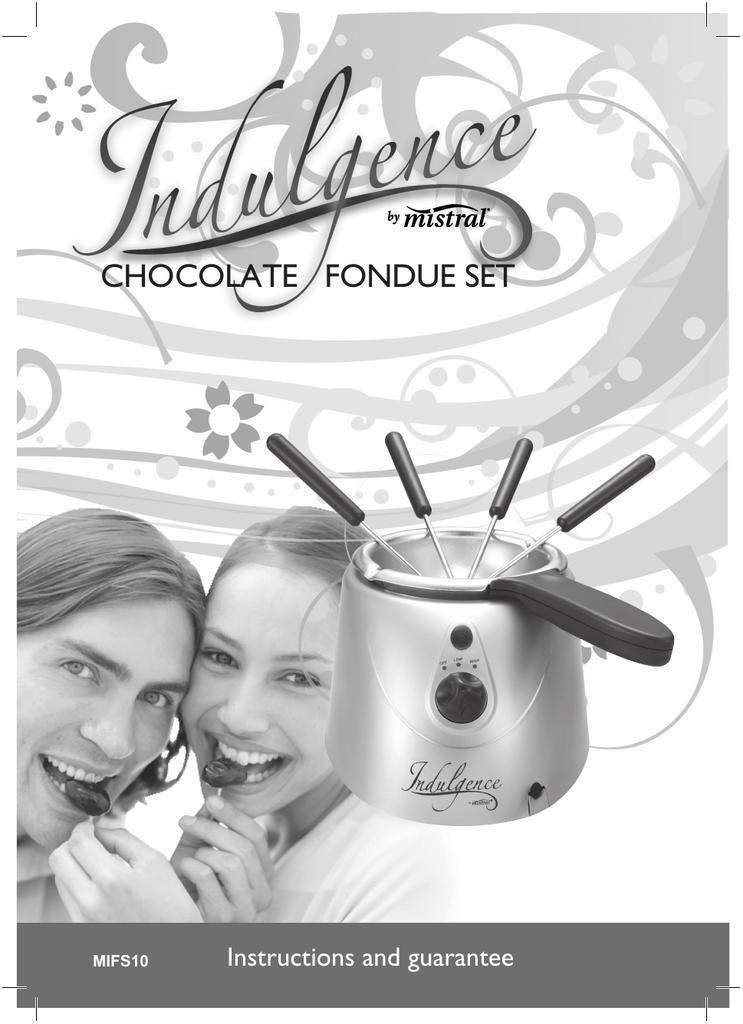 Chocolate Fondue Set Manualzz