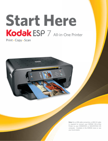 kodak esp 7 all in one printer software
