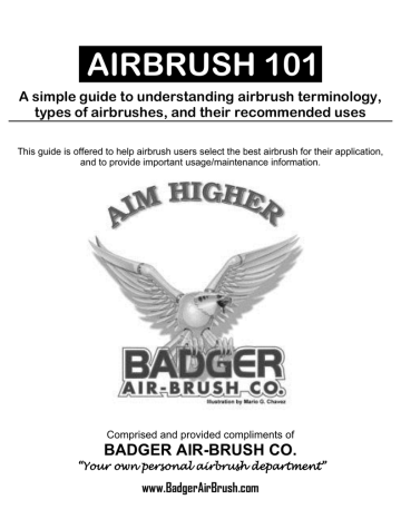 Badger airbrush 101. | Manualzz