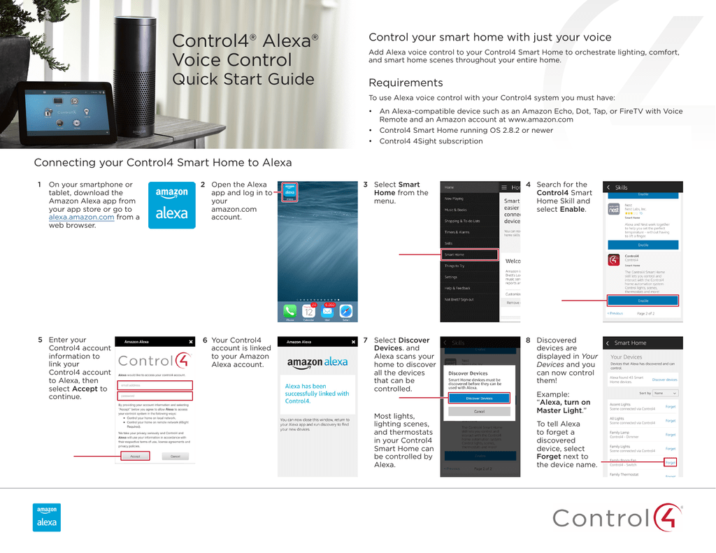 does control4 work with alexa