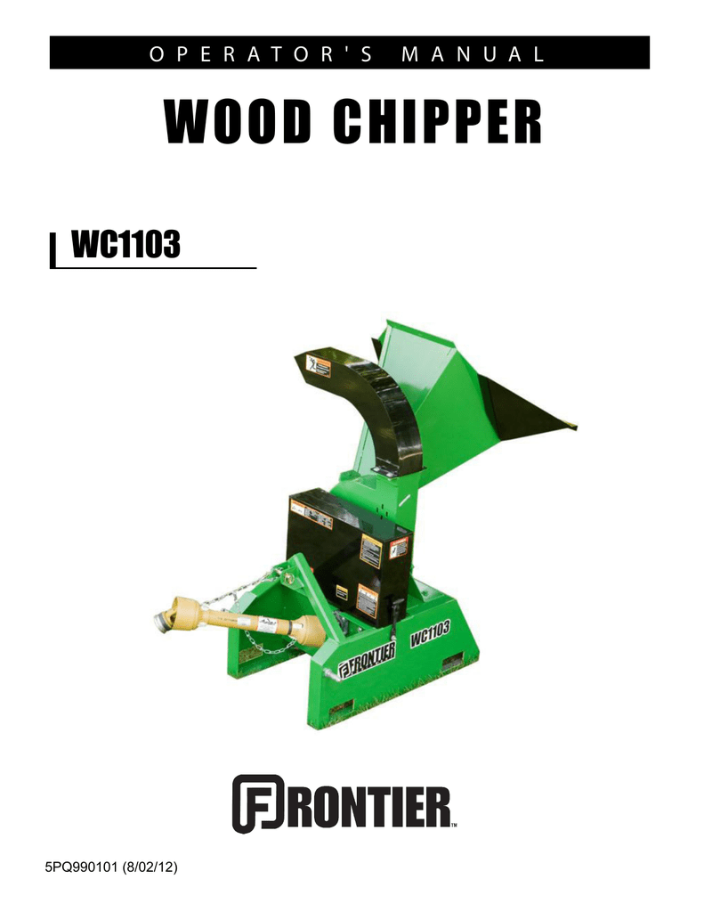 WOOD CHIPPER Manualzz