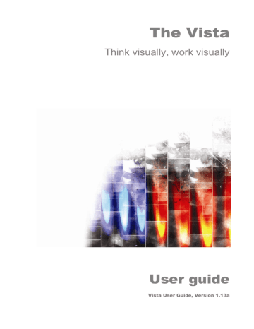 Vista User Guide, Version 1.13a | Manualzz