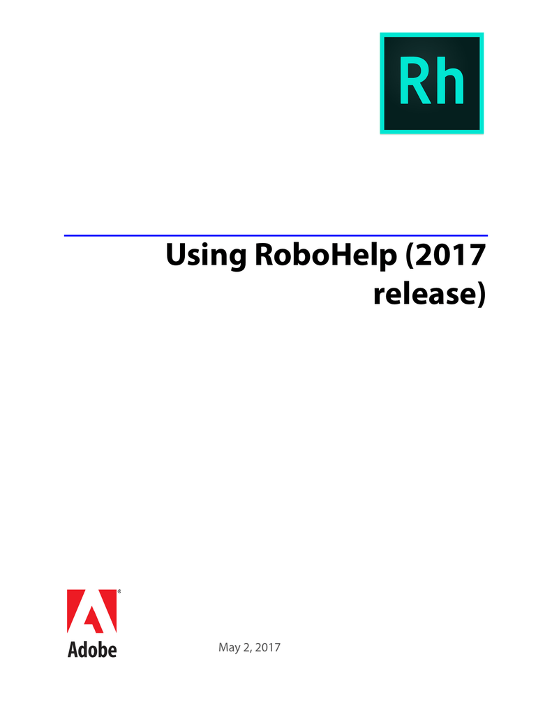 Robohelp 2017 Release Manualzzcom - 