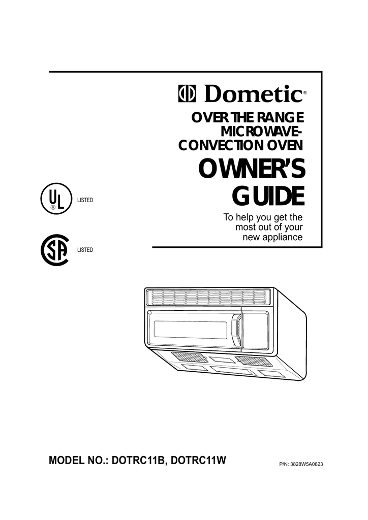 Dometic Microwave Convection Oven PartsBestMicrowave