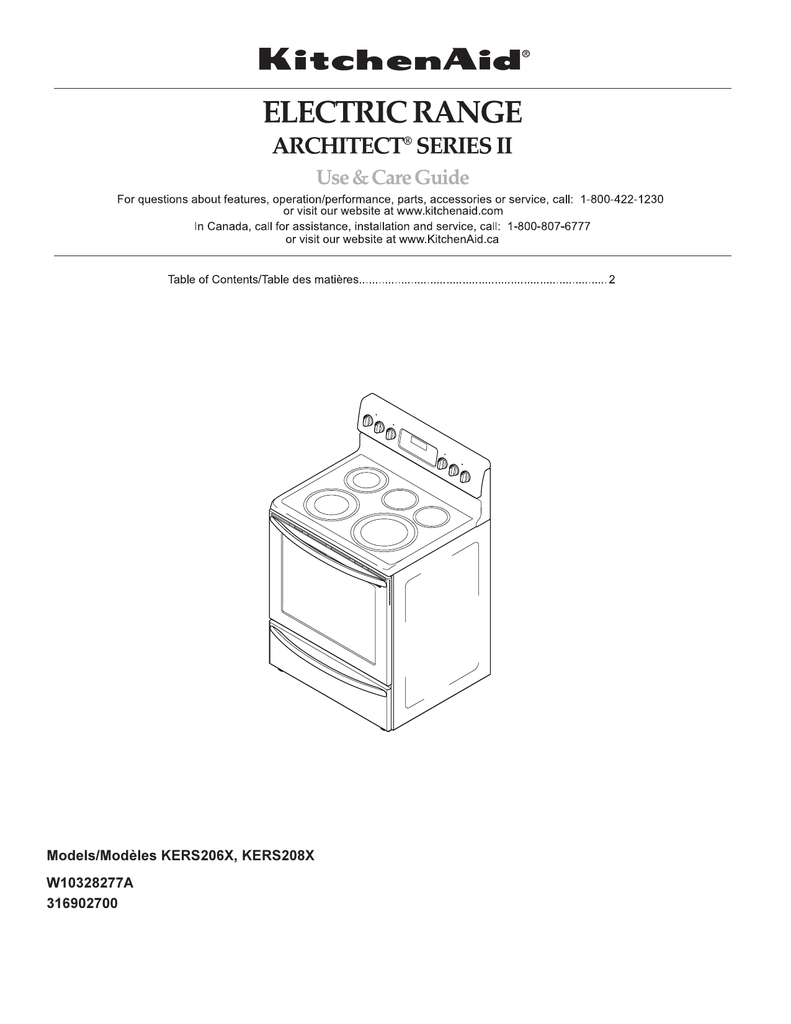 KitchenAid Range/Stove/Oven Repair Manual Manualzz