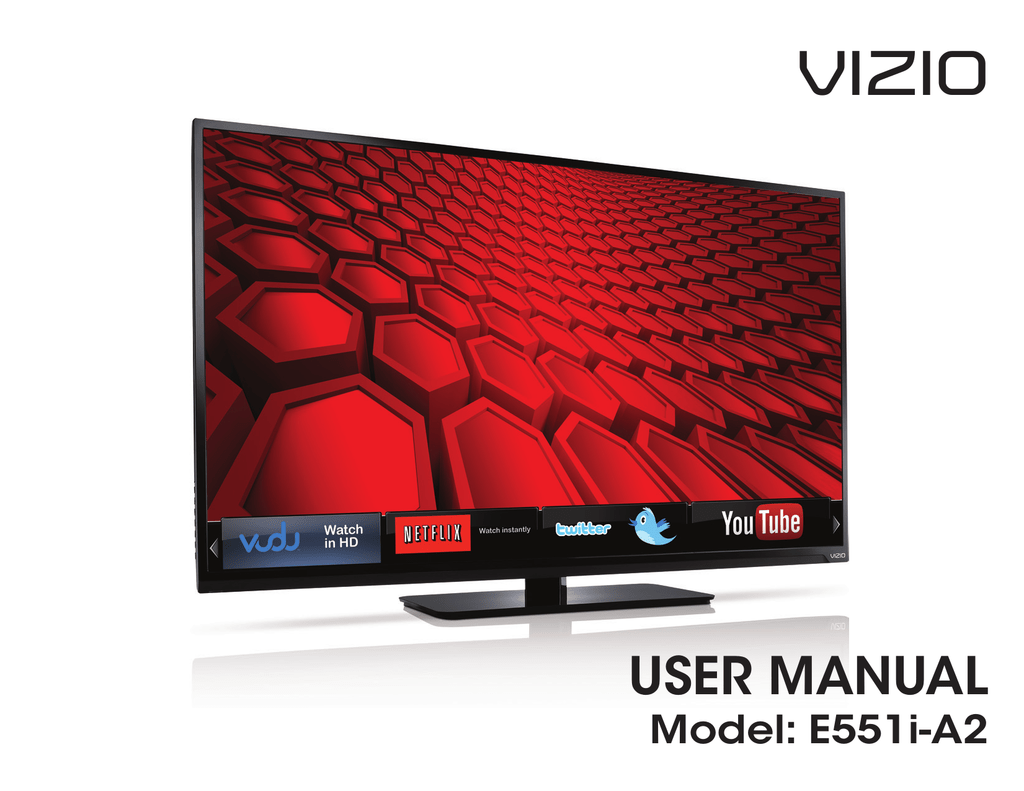 Vizio E551i A2 User Manual Manualzz