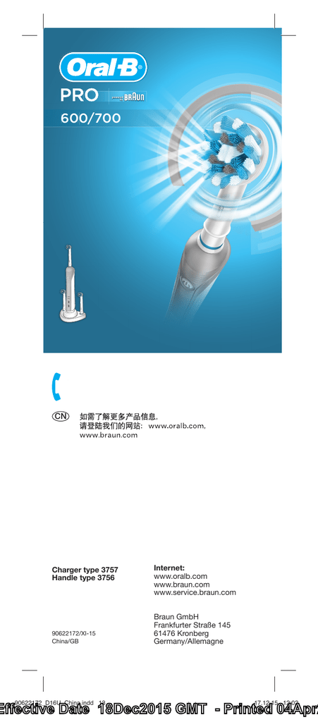 oral b pro type 3766