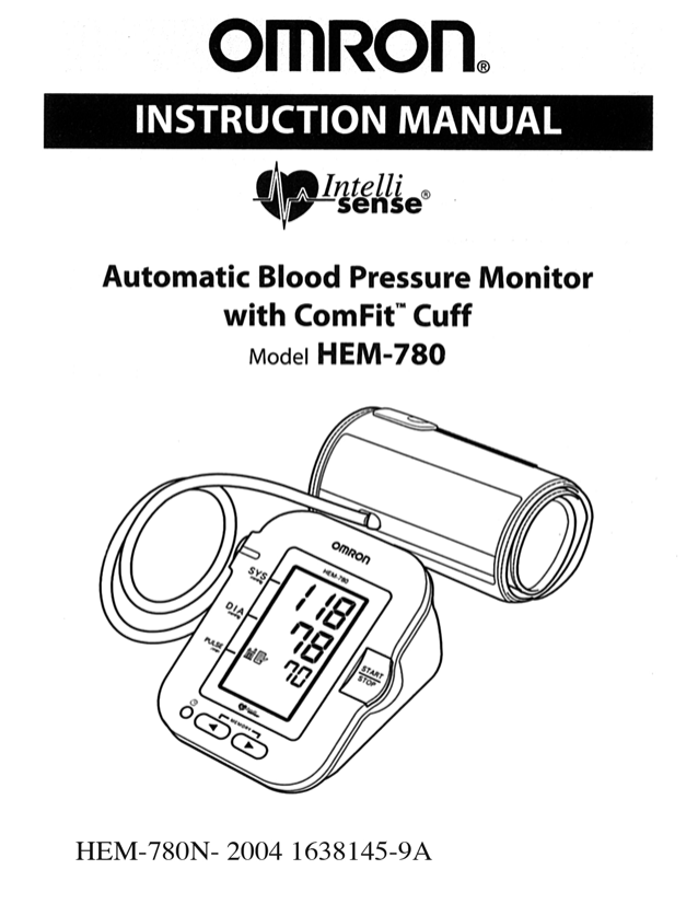 Hem 780n 2004 Series Manualzz
