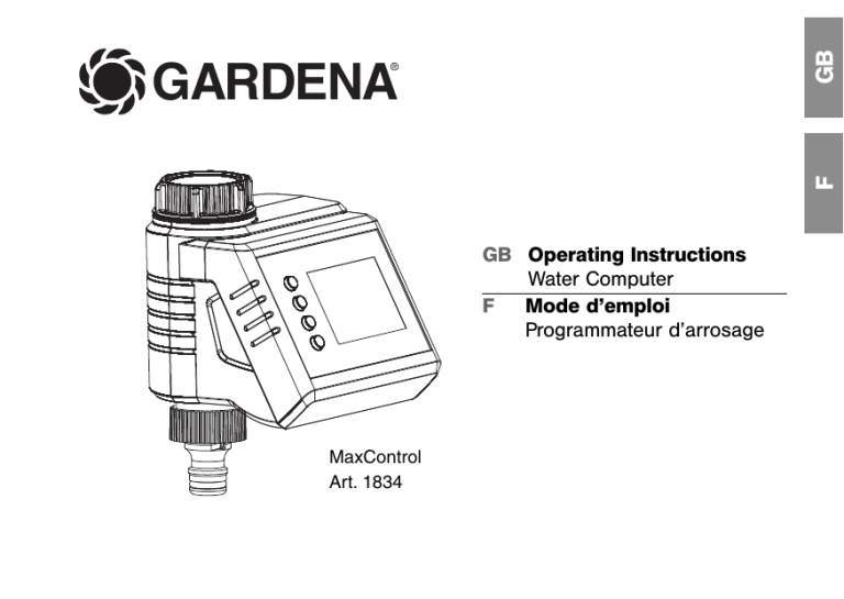 Gardena 1834 C-1060 Water Computer,