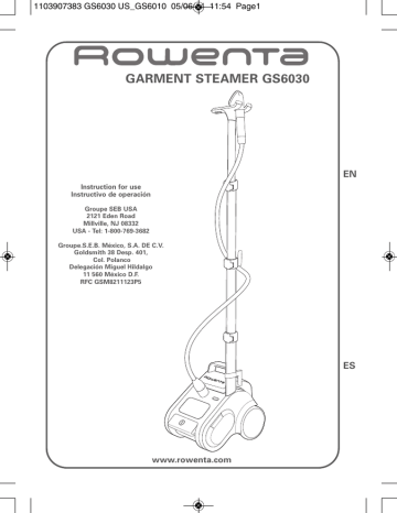 rowenta garment steamer gs6010