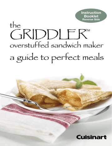 the griddler by cuisinart manual
