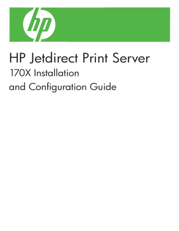 how to connect a hp jetdirect 170x in windows 10