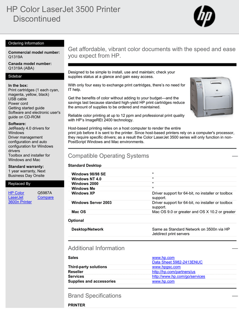 Hp Color Laserjet 3600n Driver Windows 10 64 Bit