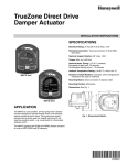 Honeywell Home M847D-ZONE Installation Manual