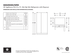 Ge Gss25gmhes Installation Guide Owner S Manual Specification User Manual Manualzz Com