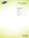 TDS managedIP Phone System Quick Start User Guide