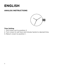 adidas watch instructions