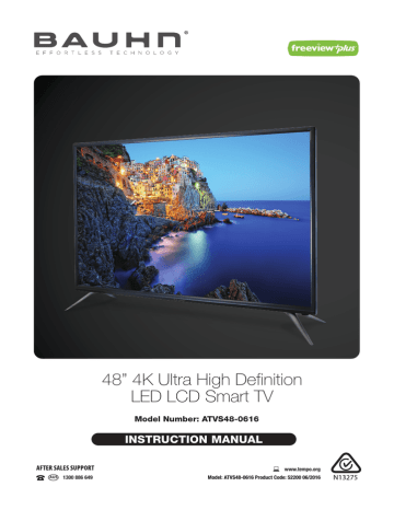 48 4k Ultra High Definition Led Lcd Smart Tv Manualzz