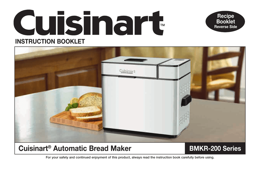Cuisinart® Automatic Bread Maker Manualzz