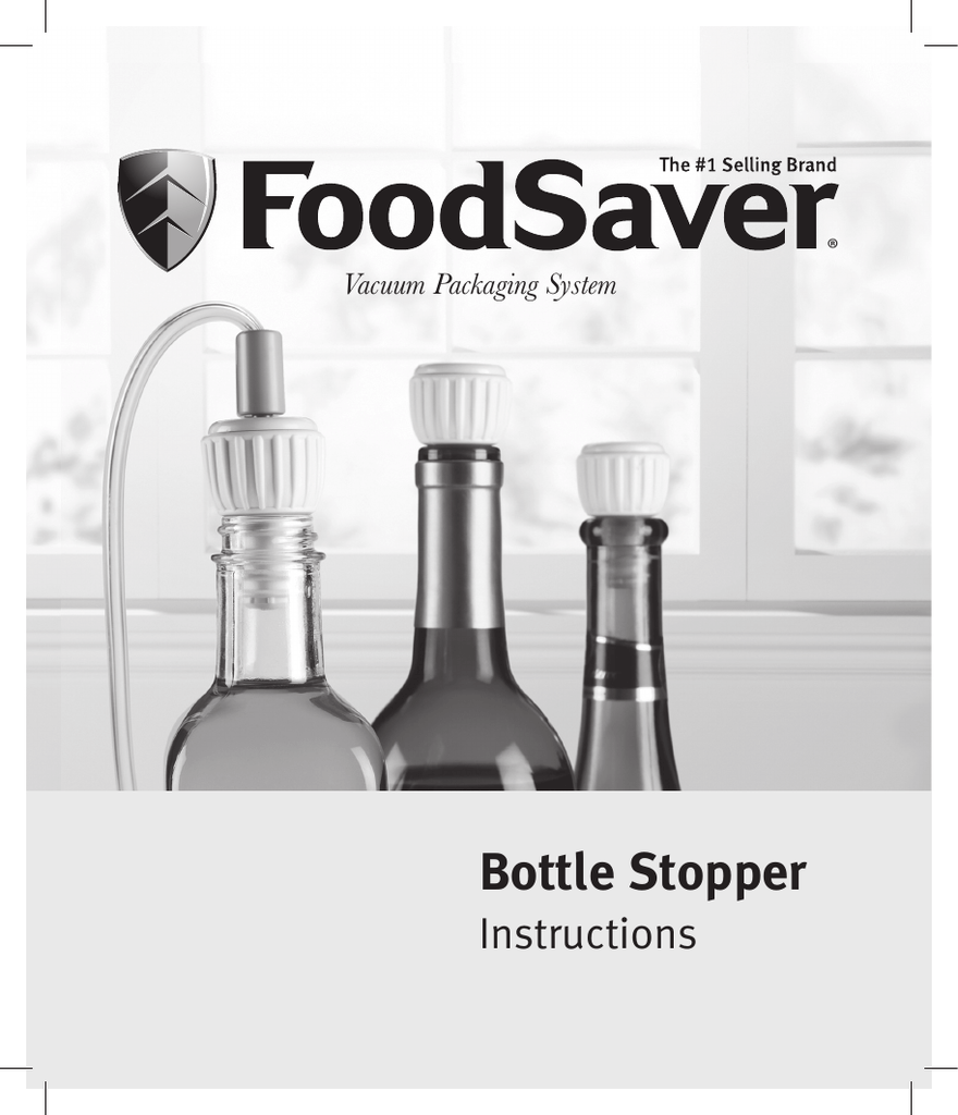 FoodSaver 3-Pack Vacuum Sealing Accessory Bottle Stoppers T03-0024-02P 